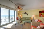 Warm and Cozy Living Room with Gulf View